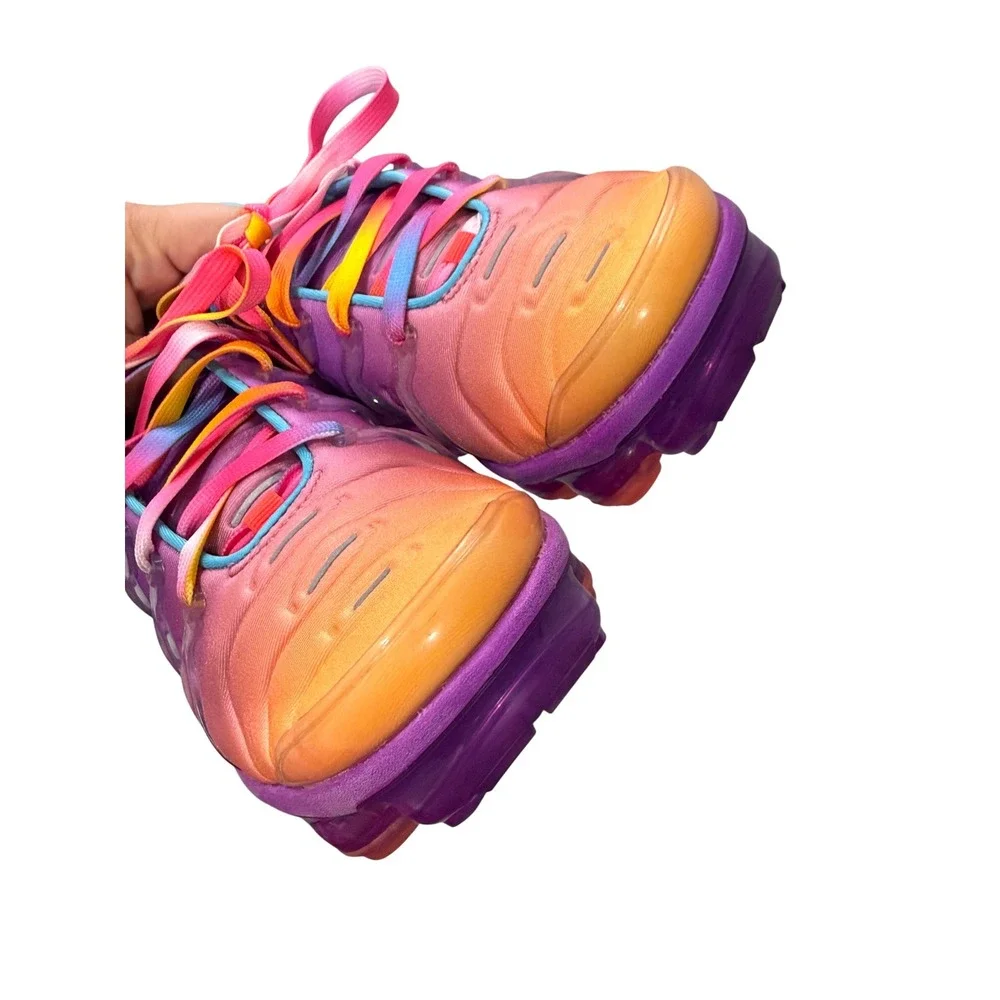 Nike Air VaporMax Plus Sunset Gradient Multicolor Sneakers FD0823-500 Womens 7.5